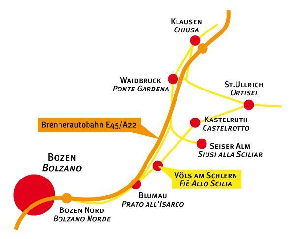 Gasthof Albergo Kreuzwirt Fiè Buitenkant foto